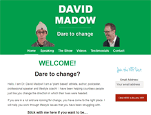 Tablet Screenshot of davidmadow.com